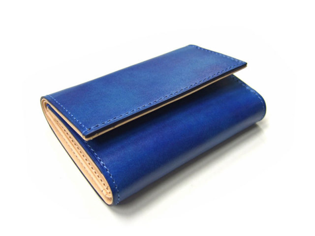 Patine(パティーヌ) 三つ折り財布(コンパクト財布) 「プレリーギンザ」 NP76316 ブルー 正面