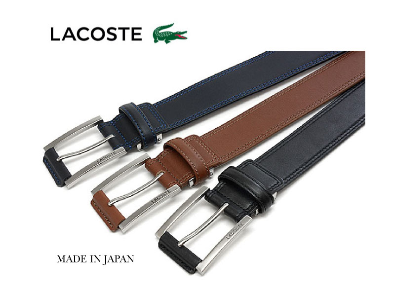 牛革　カジュアルベルト  「LACOSTE（ラコステ）」　LB67865　イメージ画像