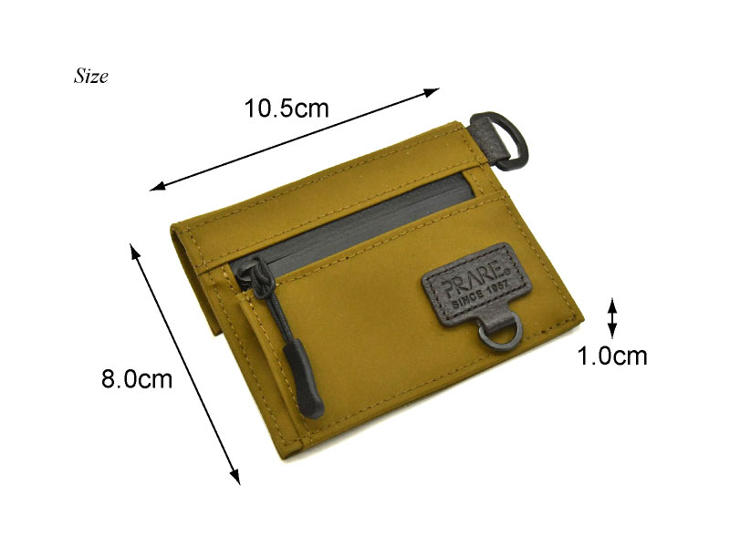 ACTIVE（アクティブ）防水＆耐久&軽量　ミニマルウォレット 「プレリー1957」 NP00170 サイズ