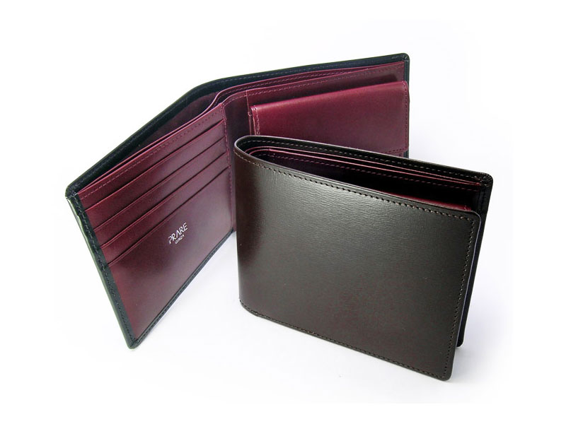 ボックスカーフヴェネチアン　二つ折り財布（小銭入れあり）　「プレリーギンザ」　NP56118　イメージ