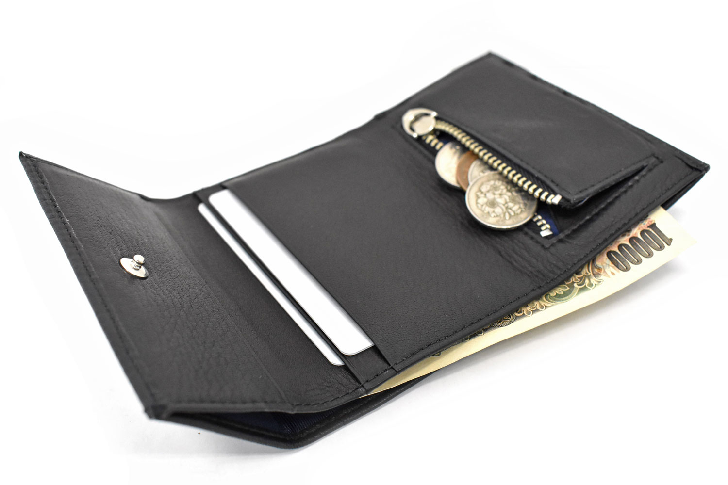 Glove high soft leather（グローブハイソフトレザー） 三つ折り財布（小銭入れあり）「プレリーギンザ」　NPM4213 イメージ画像