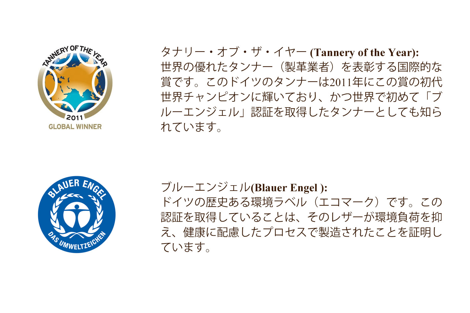 タナリーオブザイヤーとブルーエンジェル