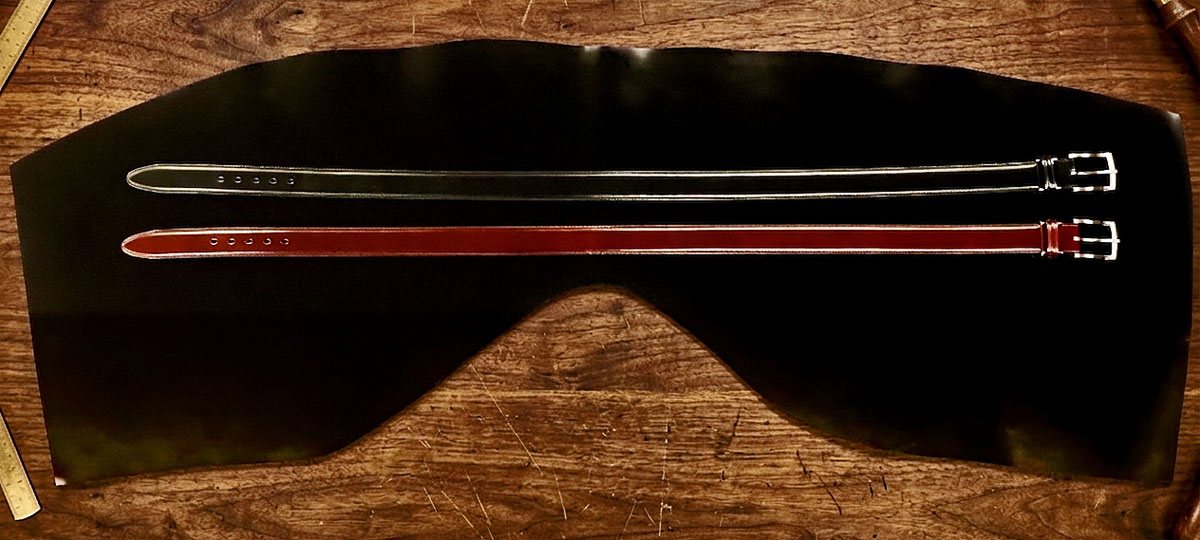 コードバン　ベルト　「プレリーギンザ」　イメージ画像