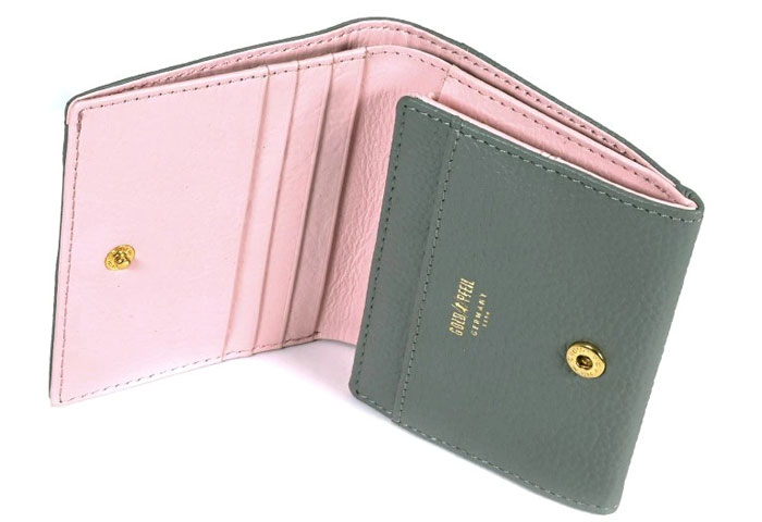 COCORU（ココル） BOX小銭入れ付二つ折り財布 「ゴールドファイル」 GP53411　商品特徴