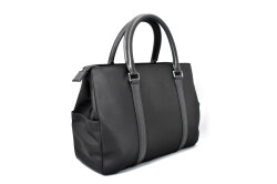 GLANZ（グランツ） ドライビングトートバッグ 「ゴールドファイル」 902511  ブラック　側面