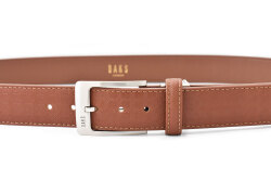 牛革　ダックスチェック型押しベルト 「ダックス」 DB26280　チャ　正面