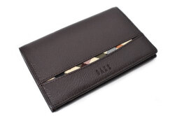 Crescent(クレセント) 名刺入れ 「DAKSダックス」 DP27370 ダークブラウン 正面