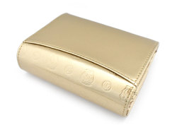 モノグラム　二つ折り財布（小銭入れあり） 「ゴールドファイル」　GP36315　ゴールド　裏面