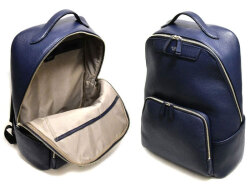 フルイタリアンレザーバッグ　バッグパック（リュック） 「プレリーギンザ」 NA55260 ネイビー　商品特徴