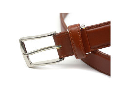 ベルト 30mm幅 ピン式 「プレリーギンザ」 NB13770　チヤ　特徴