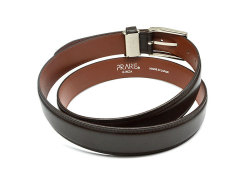 ベルト 30mm幅 ピン式 「プレリーギンザ」 NB13770　チョコ　裏面