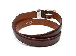 ベルト 30mm幅 ピン式 「プレリーギンザ」 NB13770　ワイン　裏面