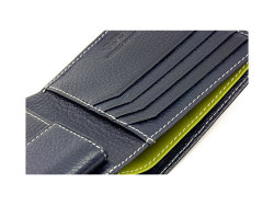 ItalianDeerskin （イタリアンディア） 二つ折り財布（小銭入れあり） 「プレリー1957」 NP17112　特徴