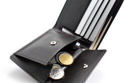 ナチュラルコードバン 二つ折り財布（小銭入れあり） 「プレリーギンザ」 NP49230 イメージ画像