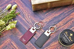 アノネイ　ボックスカーフレザー　キーホルダー　「プレリーギンザ」 NP52140　イメージ画像