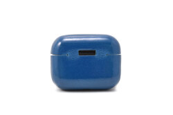 AirPods Pro Leathercase KICS（エアーポッツプロ　レザーケース） 「プレリーギンザ」 NP71398　ブルー　裏面