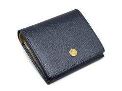 Bijou（ビジュー） 二つ折り財布（小銭入れあり） 「ル・プレリー 」 NPL1280　ネイビー　正面