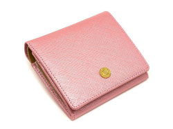 Bijou（ビジュー） 二つ折り財布（小銭入れあり） 「ル・プレリー 」 NPL1280　ピンク　正面