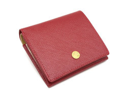 Bijou（ビジュー） 二つ折り財布（小銭入れあり） 「ル・プレリー 」 NPL1280　アカ　正面