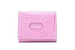 COCCO（コッコ） 三つ折り財布（小銭入れあり） 「ル・プレリーギンザ 」 NPL9490　ピンク　裏面