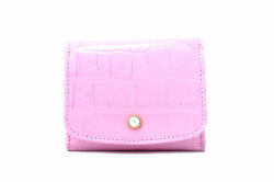 COCCO（コッコ） 三つ折り財布（小銭入れあり） 「ル・プレリーギンザ 」 NPL9490　ピンク　正面