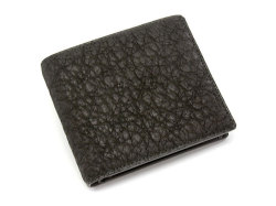 GINZAエレファント　二つ折り財布（小銭入れあり）　「プレリーギンザ」　NPM1235　クロ　正面