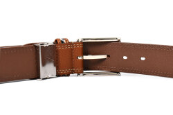 牛革　ピン式　メンズ　カジュアル ベルト　「ダックス」　DB20480　ブラウン　裏面