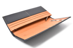 Luster（ラスター） 長財布（小銭入れあり）  「DAKSダックス」　DP35020　ネイビー　内作り