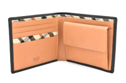 Luster（ラスター） 長財布（小銭入れあり）  「DAKSダックス」　DP35118　ブラック　内作り