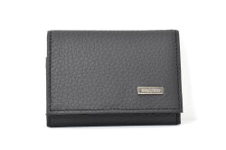 Superior（スペリオール）170th Anniversary 小銭入れ 「ゴールドファイル」 GP24570　ブラック／オレンジ　正面