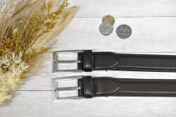 Maximum（マキシマム） 30mm幅 ピン式 メンズベルト ラスティカーフ「プレリーギンザ」 NB10819　イメージ画像