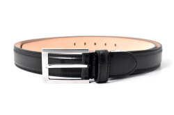 Maximum（マキシマム） 30mm幅 ピン式 メンズベルト ルガート「プレリーギンザ」 NB11019　ブラック　正面