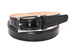 Maximum（マキシマム） 30mm幅 ピン式 メンズベルト ルガート「プレリーギンザ」 NB11019　ブラック　正面