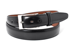 コードバン　ロングベルト　「プレリーギンザ」　NB14922　ブラック　正面