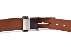 コードバン　ロングベルト　「プレリーギンザ」　NB14922　バーガンディ　裏面