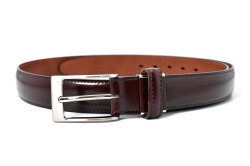 コードバン　ロングベルト　「プレリーギンザ」　NB14922　バーガンディ　正面