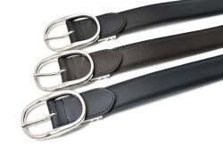 国産スムースレザー＆真鍮バックル　メンズ　カジュアルベルト　「プレリーギンザ」　NB29010　カラー