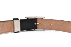 ホーウィン クロムエクセル メンズカジュアルベルト  「プレリーギンザ」 NB29112　ブラック　裏面