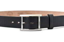 ホーウィン クロムエクセル メンズカジュアルベルト  「プレリーギンザ」 NB29112　ブラック　正面