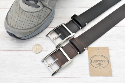 ホーウィン クロムエクセル メンズカジュアルベルト  「プレリーギンザ」 NB29112　イメージ画像