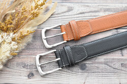 Cool Mesh（クールメッシュ）牛革 メンズ カジュアルベルト 35mm幅 「プレリーギンザ 」 NB30280　イメージ画像