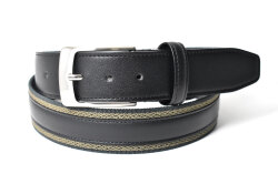 牛革付属 メンズ リバーシブルカジュアルベルト  「プレリートラディショナルファクトリー 」 NB48570　グリーン　正面