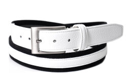 牛革付属 メンズ リバーシブルカジュアルベルト  「プレリートラディショナルファクトリー 」 NB48660　ブラック　正面