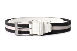 牛革付属 メンズ リバーシブルカジュアルベルト  「プレリートラディショナルファクトリー 」 NB48660　ダークブラウン　正面