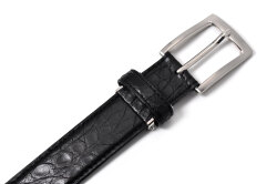 クロコダイルレザー　メンズベルト　30mm幅　「プレリーギンザ」　NB87350　商品特徴