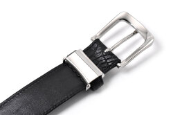 クロコダイルレザー　メンズベルト　35mm幅　「プレリーギンザ」　NB87450　商品特徴