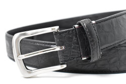 クロコダイルレザー　メンズベルト　35mm幅　「プレリーギンザ」　NB87450　商品特徴
