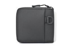 ACTIVE（アクティブ） 防水＆耐久&軽量　アウトドアラウンドファスナー二つ折り財布 「プレリー1957」 NP00210 ブラック　裏面