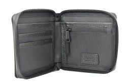 ACTIVE（アクティブ） 防水＆耐久&軽量　アウトドアラウンドファスナー二つ折り財布 「プレリー1957」 NP00210 ブラック　内作り