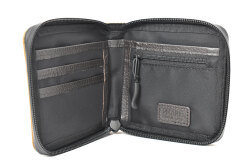 ACTIVE（アクティブ） 防水＆耐久&軽量　アウトドアラウンドファスナー二つ折り財布 「プレリー1957」 NP00210 ベージュ　内作り